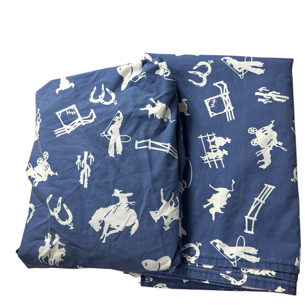 Vtg Nick and Nora Twin Sheet Set